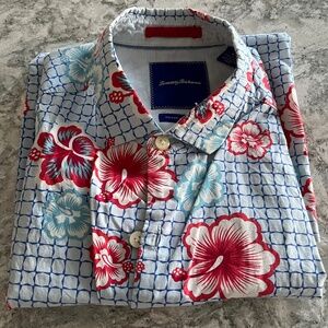 Tommy Bahama Short Sleeved Button Down Shirt
